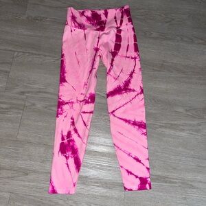 Victoria's Secret PINK Active tie dye leggings Size S